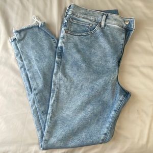 Express jeans skinny high rise